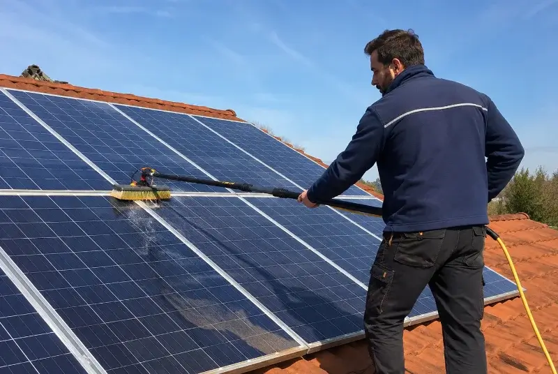 Nettoyage et entretien de panneaux solaires à Cambrai
